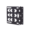 kit de soportes de montaje de pdus verticales, para uso con gabinetes flexfusion™, color negro