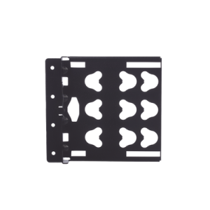 kit de soportes de montaje de pdus verticales, para uso con gabinetes flexfusion™, color negro