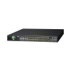 switch core capa 3, 24 puertos sfp 100/1000x, 8 puertos compartidos gigabit ethernet, 4 puertos sfp de 10 gbps