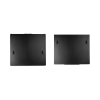 panel lateral para uso con gabinete flexfusion™ de 42ru x 1070 mm d. incluye panel lateral superior e inferior, color negro