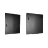 panel lateral para uso con gabinete flexfusion™ de 42ru x 1070 mm d. incluye panel lateral superior e inferior, color negro