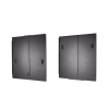 panel lateral para uso con gabinete flexfusion™ de 45 ru x 1070 mm, incluye panel lateral superior e inferior, color negro