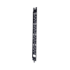 panel administrador de cables vertical para gabinete flexfusion™ de 45ru, acepta anillos en d, anillos s1dr, s2dr y l; s1lr, s2lr, color negro