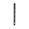 panel administrador de cables vertical para gabinete flexfusion™ de 45ru, acepta anillos en d, anillos s1dr, s2dr y l; s1lr, s2lr, color negro