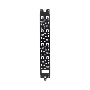 panel administrador de cables vertical para gabinete flexfusion™ de 45ru, acepta anillos en d, anillos s1dr, s2dr y l; s1lr, s2lr, color negro
