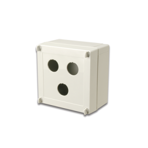 caja industrial de conexión (ruggedized), de 3 puertos de cobre o fibra, con protección ip66/ip67 (nema 4x)