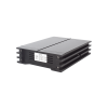 sirena vehicular de 100w de potencia, con controlador unimando para tonos, control de 3 salidas auxiliares, microfono e interconexión a radio