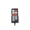 sirena vehicular de 100w de potencia, con controlador unimando para tonos, control de 3 salidas auxiliares, microfono e interconexión a radio