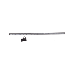 barra de luz de advertencia de 10 módulos de 6 led, 49 pulgadas ambar