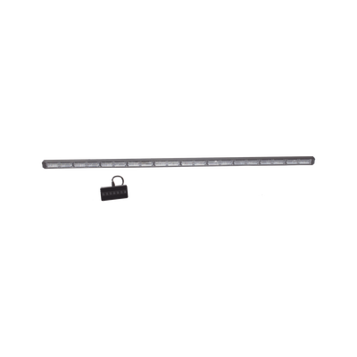 barra de luz de advertencia de 10 módulos de 6 led, 49 pulgadas ambar barra de luz de advertencia de 10 módulos de 6 led, 49 pulgadas ambar