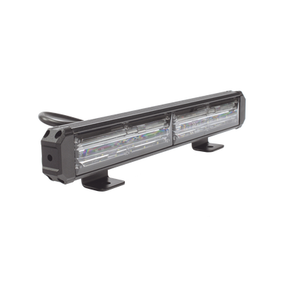 barra de luz de advertencia, 2 módulos de 6 led, 11 pulgadas clara barra de luz de advertencia, 2 módulos de 6 led, 11 pulgadas clara
