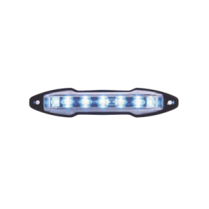 luz auxiliar con 9 led color azul angulo de 180 grados