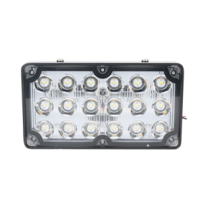 luz de escena de 6x3", color claro, ideal para ambulancias y vehiculos de trabajo