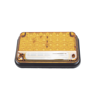luz de advertencia de 7x4", color ambar, con luz de trabajo, ideal para ambulancias