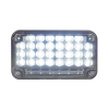 luz de advertencia de 7x4", color claro, con luz de trabajo, ideal para ambulancias