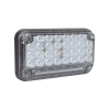 luz de advertencia de 7x4", color claro, con luz de trabajo, ideal para ambulancias