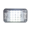 luz de advertencia de 7x4", color claro, con luces de trabajo, ideal para ambulancias