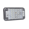 luz de advertencia de 7x4", color claro, con luces de trabajo, ideal para ambulancias
