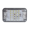 luz de advertencia de 7x4", color claro, con luces de trabajo, ideal para ambulancias