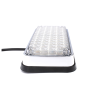 luz de advertencia de 7x3", bicolor rojo/claro, ideal para ambulancias