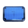 luz de advertencia de 9x7", color azul, ideal para ambulancias