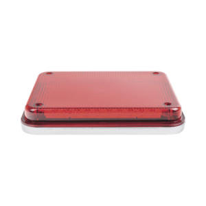 luz de advertencia de 9x7", color rojo, ideal para ambulancias