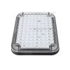 luz de advertencia de 9x7", bicolor rojo/claro, ideal para ambulancias