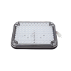 luz de advertencia de 9x7", bicolor rojo/claro, ideal para ambulancias