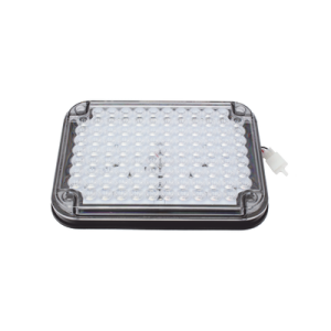 luz de advertencia de 9x7", bicolor rojo/claro, ideal para ambulancias
