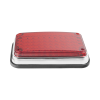 luz de advertencia de 6x4", color rojo, ideal para ambulancias