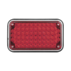 luz de advertencia de 6x4", color rojo, ideal para ambulancias