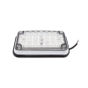 luz de advertencia de 6x4", bicolor rojo/claro, ideal para ambulancias