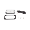 luz de advertencia de 6x4", bicolor rojo/claro, ideal para ambulancias