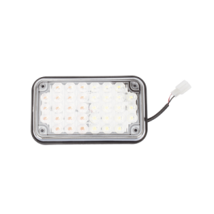 luz de advertencia de 6x4", bicolor rojo/claro, ideal para ambulancias