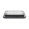 luz de advertencia de 6x4", bicolor rojo/claro, ideal para ambulancias