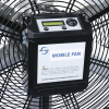 ventilador industrial móvil ultra silencioso de 2 m, para almacenes, hangares, líneas de producción, gimnasios