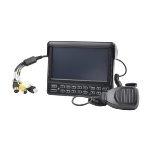 panel de control dáctilar multifuncional con monitor de 7" / soporta audio de dos vías / compatible con dvr´s móviles xmr epcom