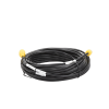 cable extensor con conector tipo aviación de 15m solo para soluciones de videovigilancia móvil xmr