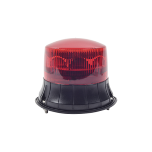 burbuja led giratoria color rojo, 9 leds, montaje permanente