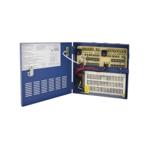 fuente de poder profesional heavy duty de 11 15 vcc @ 20 amper, para 16 cámaras, con voltaje de entrada de: 110 220 vca
