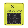radar medidor de velocidad de 3 dígitos / doble salida de relevador / tarjeta micro sd / puerto de red tcp ip / detección de exceso de velocidad / integración con cámara.