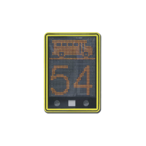 radar de velocidad de 3 dígitos con mensajes variables y confgurables
