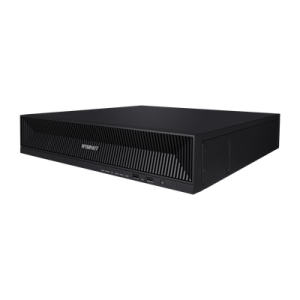nvr de 16 canales / 32mp / hasta 4 discos duros / switch poe+ 16 puertos / wisenet p2p / h.265 & wisestream