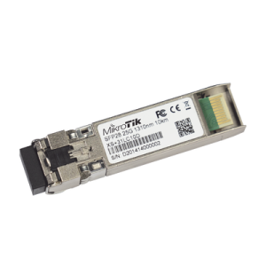 transceptor minigbic xsfp+ 1g/10g/25g lc duplex para fibra mono modo 10 kms