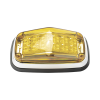 luz de advertencia 8 x 4", color Ámbar, ip67, sae, ideal para ambulancias