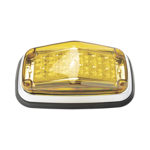 luz de advertencia 8 x 4", color Ámbar, ip67, sae, ideal para ambulancias