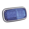 luz de advertencia 8 x 4", color azul, ip67, sae, ideal para ambulancias