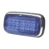 luz de advertencia 8 x 4", color azul, ip67, sae, ideal para ambulancias