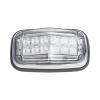 luz de advertencia 8 x 4", color rojo / claro, ip67, sae, ideal para ambulancias