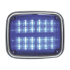 luz de advertencia de 8 x 6", color azul, sae, ip67, ideal para ambulancias